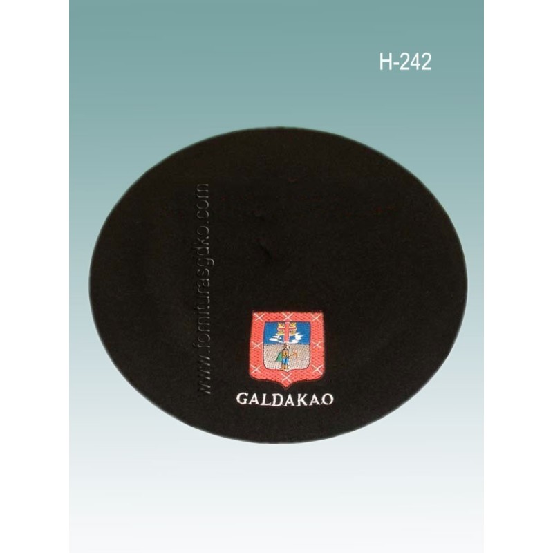 Boina con el escudo de Galdakao H242 - 1