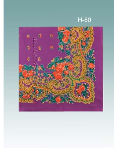 Pañuelo vasco de flores H80 - 1