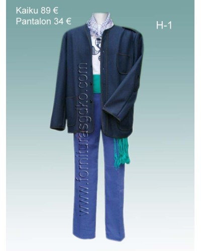 Traje aldeano vasco H1. - 1