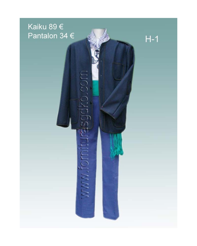 Traje aldeano vasco H1. - 1