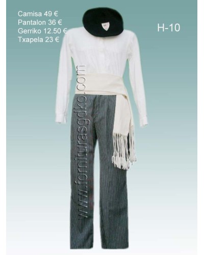 Traje vasco bodas H10. - 1