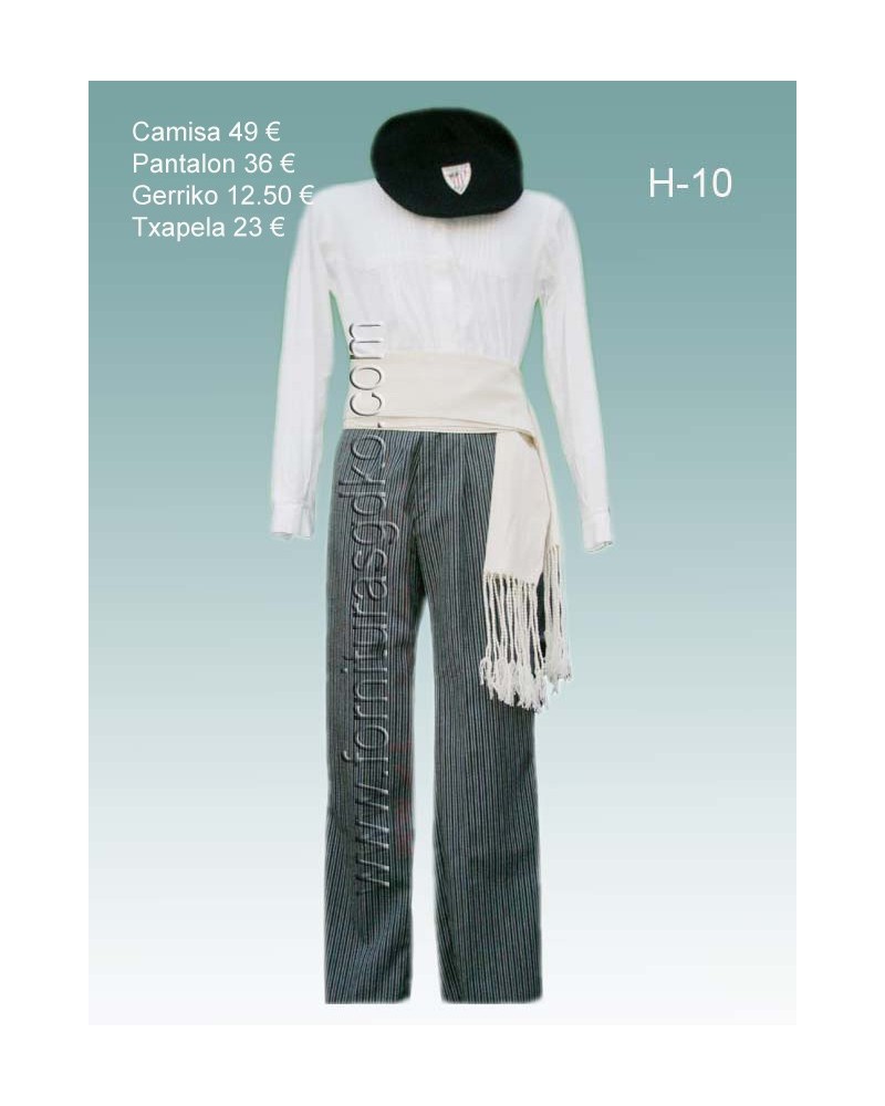 Traje vasco bodas H10. - 1