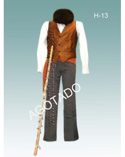 Traje aldeano hombre H13. - 1