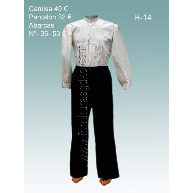 Traje vasco hombre H14 - 1