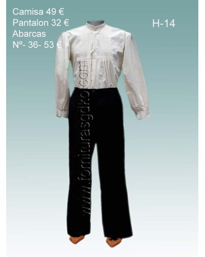 Traje vasco hombre H14 - 1