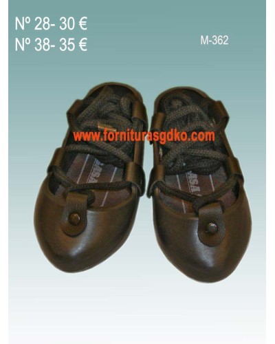 Abarcas de goma negras M362 - 1