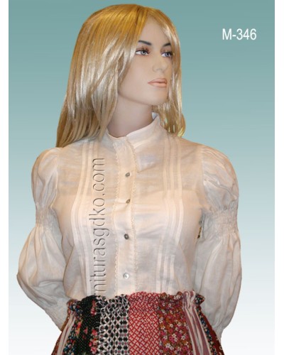 Blusa Vasca de color crudo M346 - 1