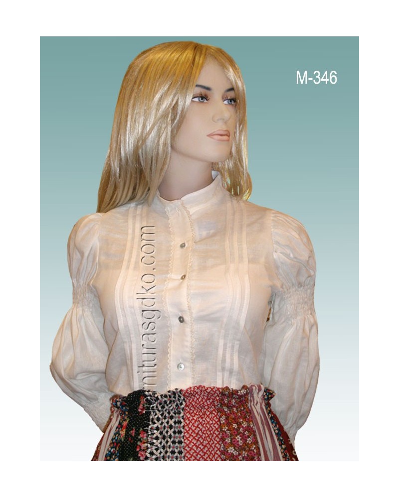 Euskal blusa beixa M346  - 2