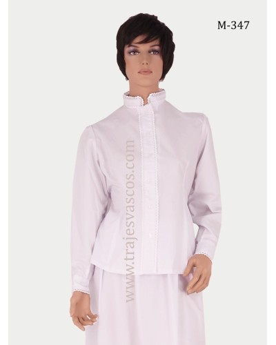 Blusa vasca blanca M347 - 1