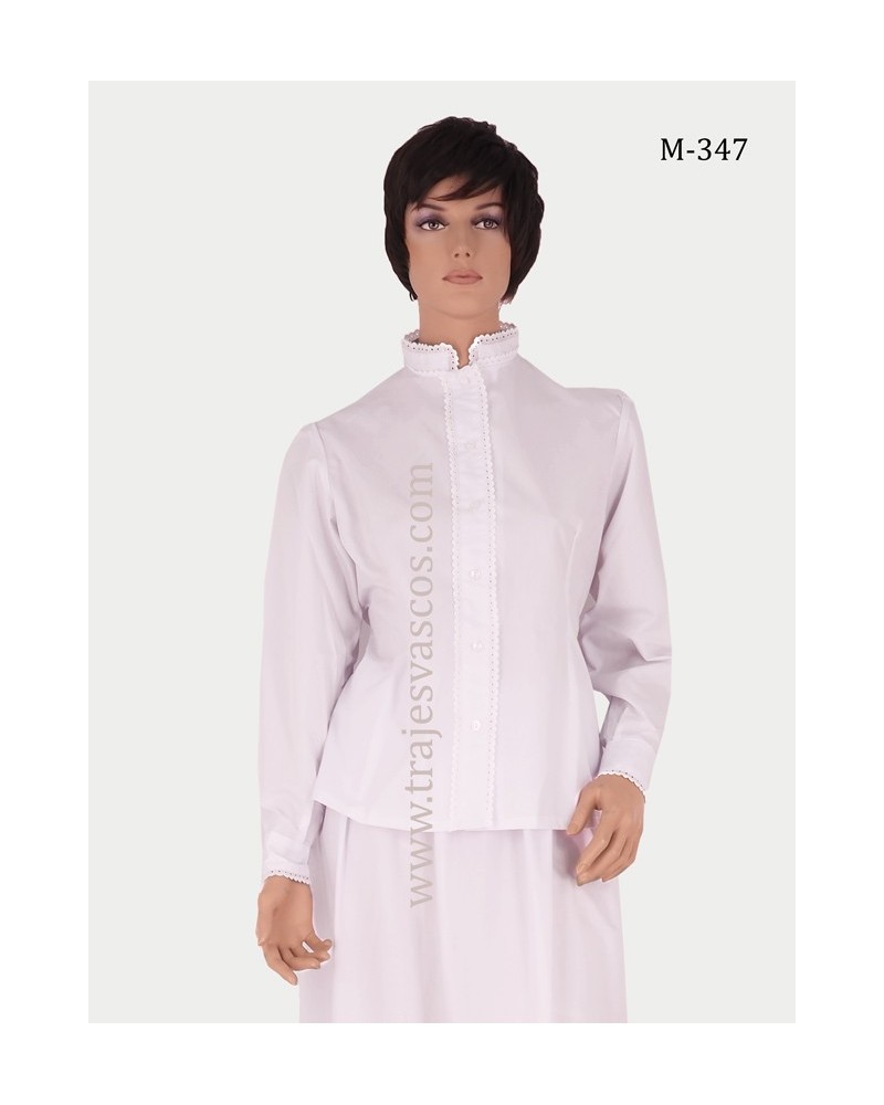Blusa vasca blanca M347 - 1