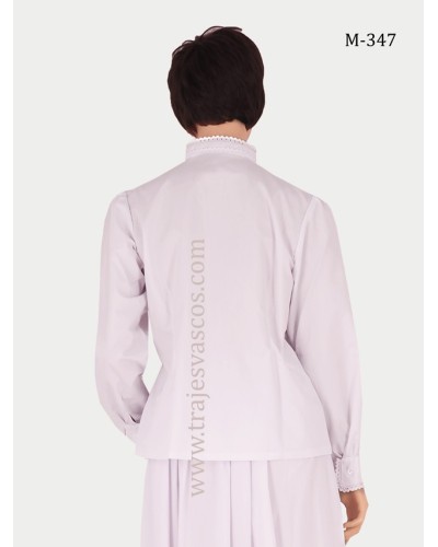Blusa vasca blanca M347 - 5
