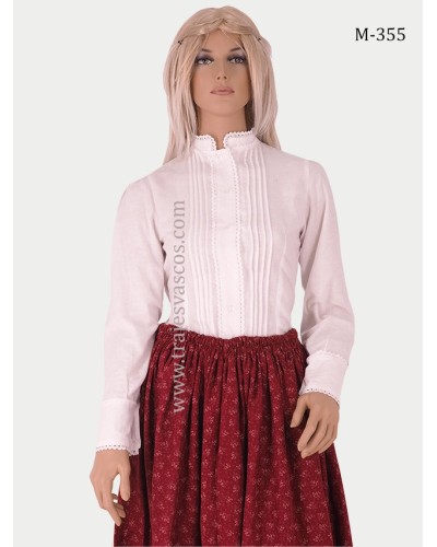 Blusa Vasca de color blanco M355 - 1