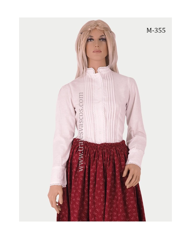 Blusa Vasca de color blanco M355 - 1
