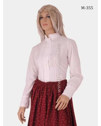 Blusa Vasca de color blanco M355 - 3