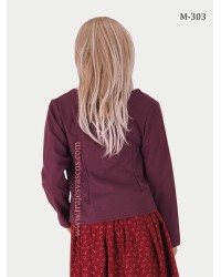 Chaqueta para trajes vascos de color lila M303