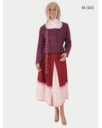 Chaqueta para trajes vascos de color lila M303