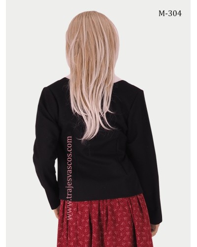 Chaqueta vasca de color negro M304 - 5