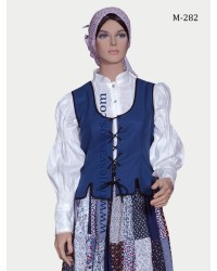 Corpiño vasco azul M282