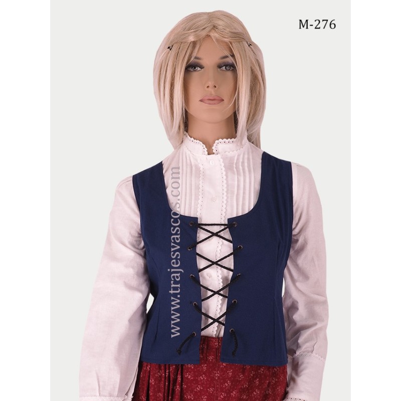 Corpiño azul de mahón para arrantzale M276 - 1