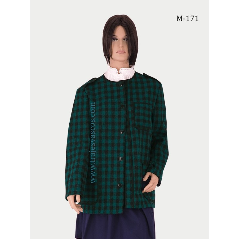 Kaiku kuadrudun berde eta beltza emakumearentzat M171 - 2