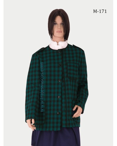Kaiku de cuadros verdes para mujer M171 - 1
