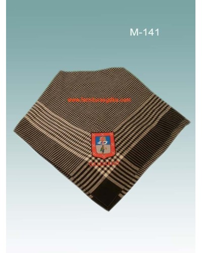 Pañuelo vasco de cuadros negros M141 - 1