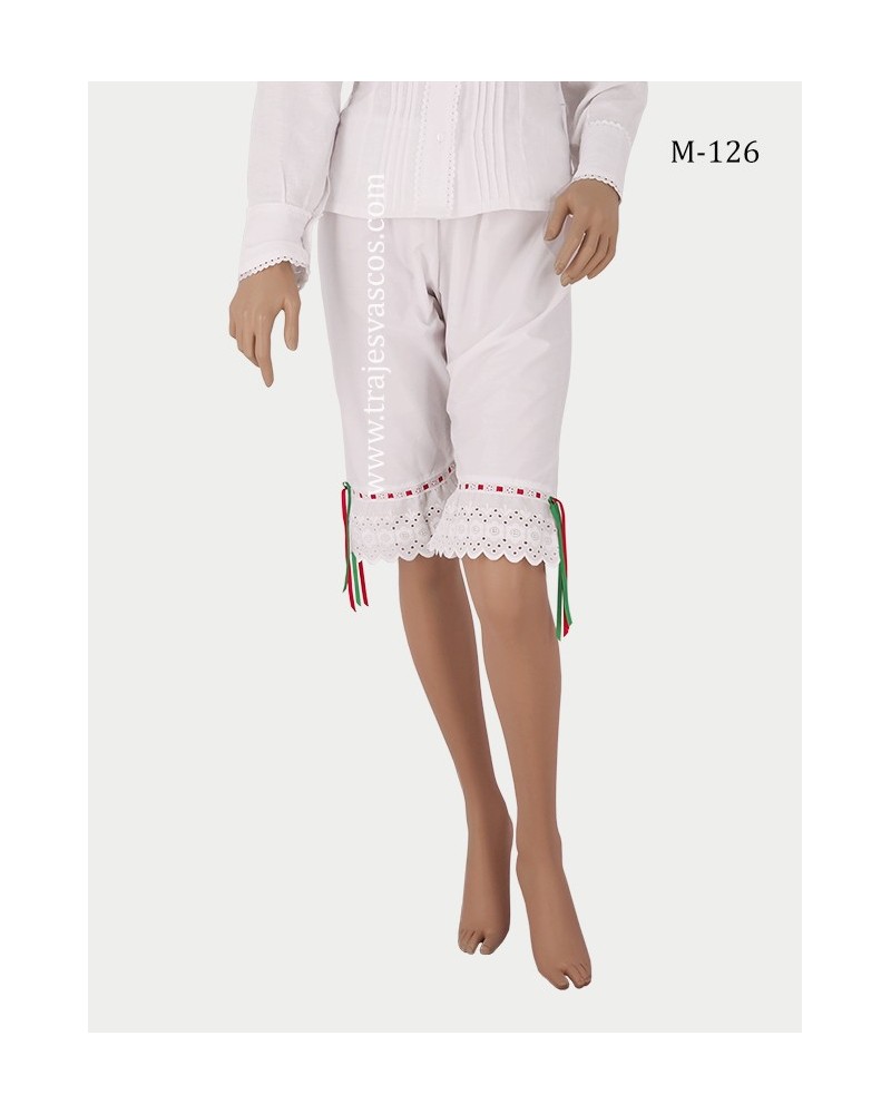 Pololos blancos de arrantzale M126 - 1