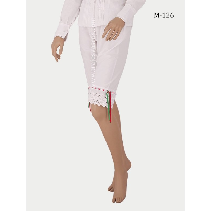 Pololos blancos de arrantzale M126 - 3