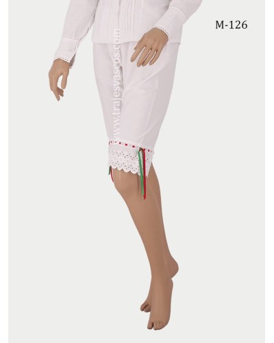 Pololos blancos de arrantzale M126 - 3