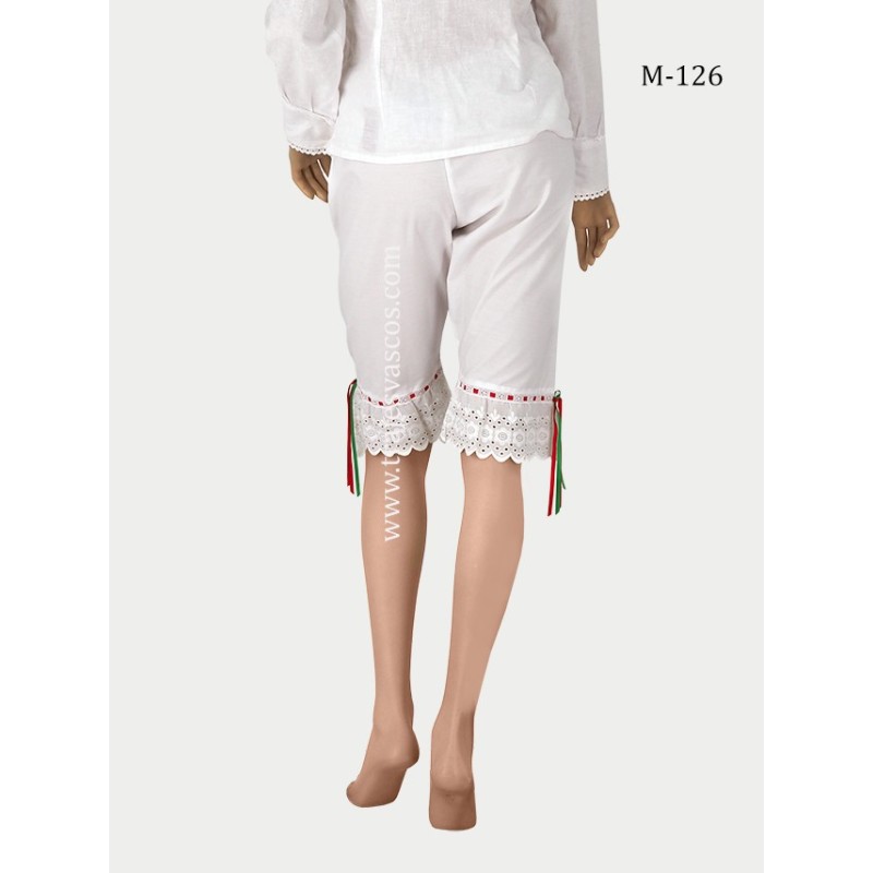 Pololos blancos de arrantzale M126 - 5