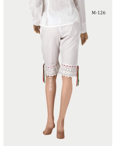 Pololos blancos de arrantzale M126 - 5