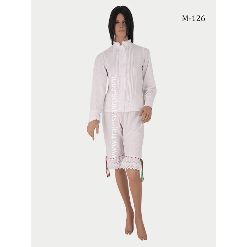 Pololos blancos de arrantzale M126 - 7