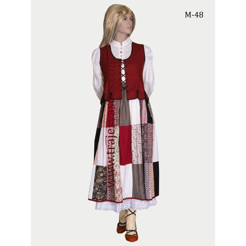 Traje de casera vasca para bodas M48 - 1