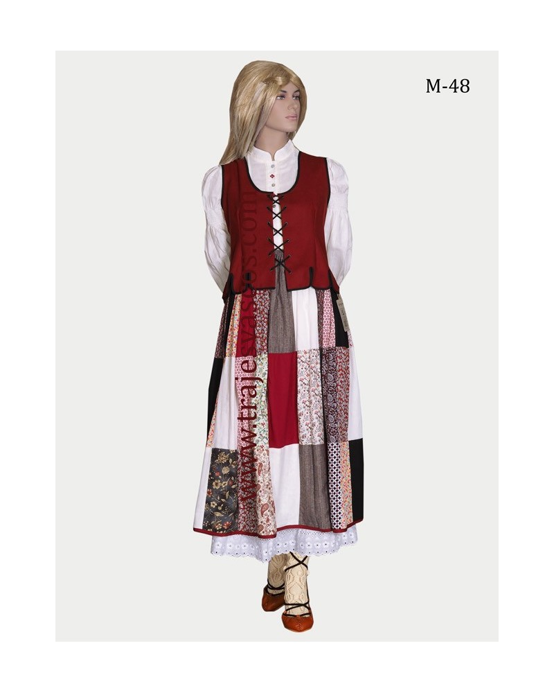 Traje de casera vasca para bodas M48 - 1