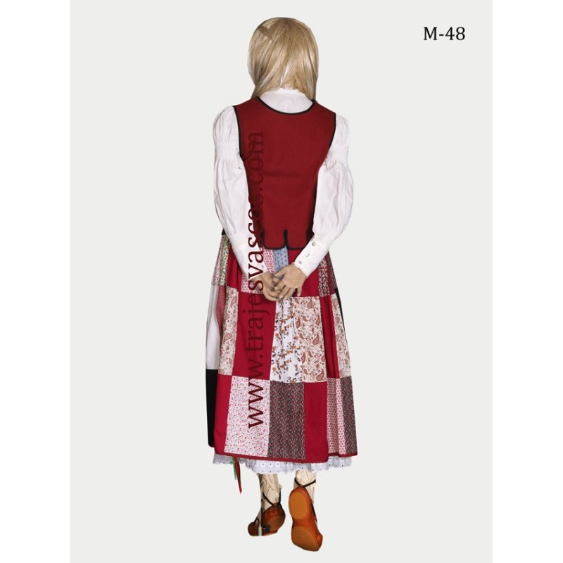 Traje de casera vasca para bodas M48 - 5