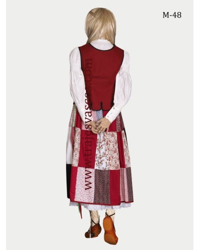 Traje de casera vasca para bodas M48 - 5