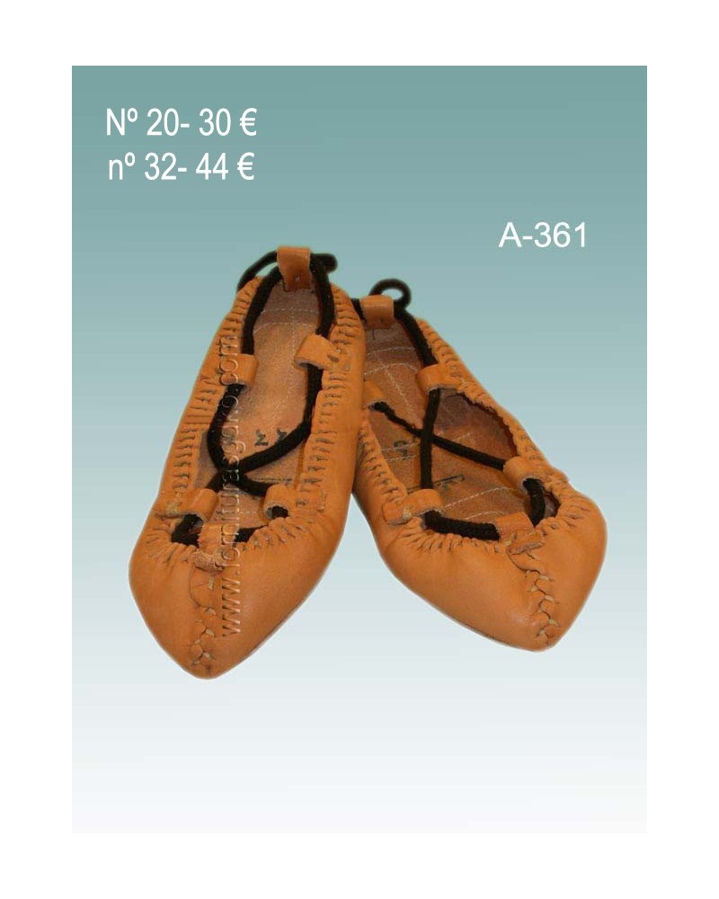 Abarcas de cuero para niña A361 - 1