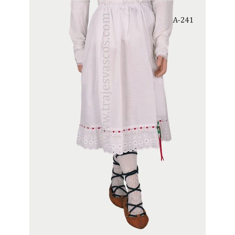 Enagua de arrantzale para niña A241 - 1