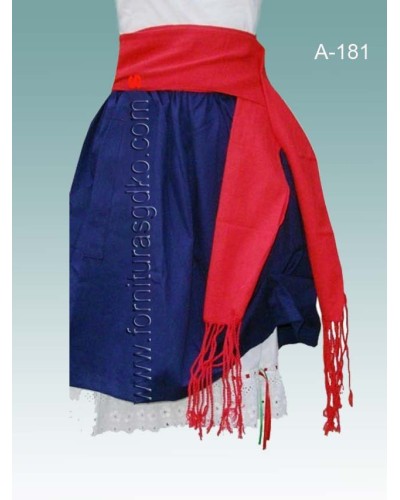 Gerriko rojo de niña A181 - 1