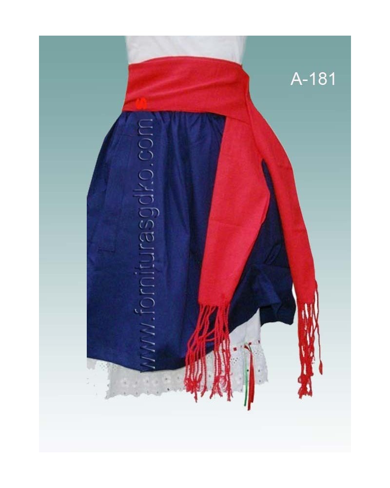 Gerriko rojo de niña A181 - 1