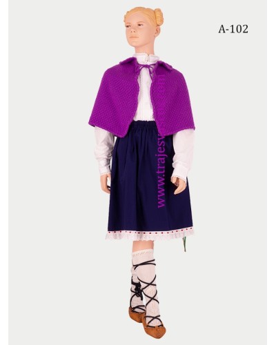 Toquilla capa para niña A102 - 7