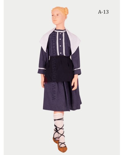 Traje  de caserita vasca A13 - 1