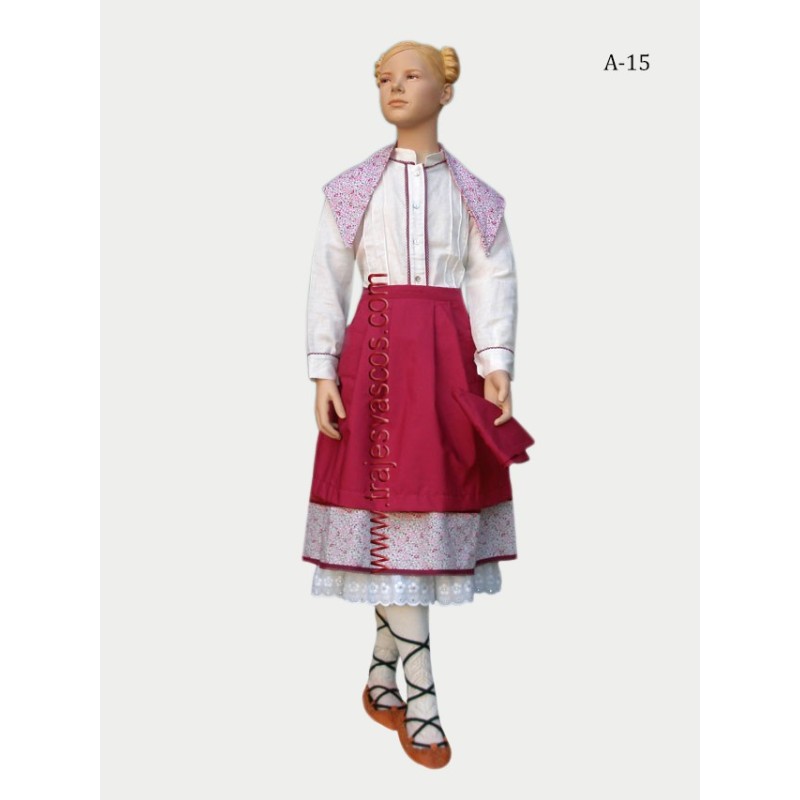Traje de caserita vasca A15 - 1