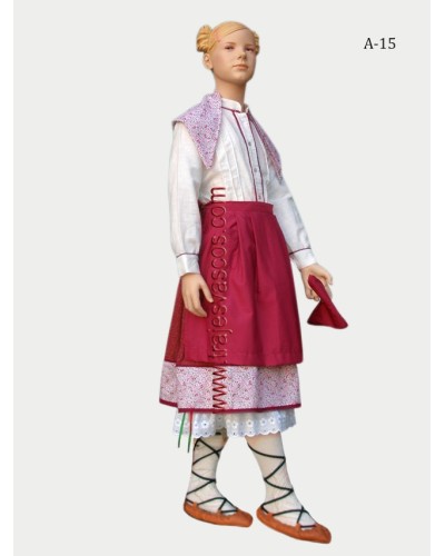 Traje de caserita vasca A15 - 3