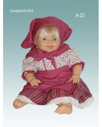 Traje vasco  para bebe A22 - 1