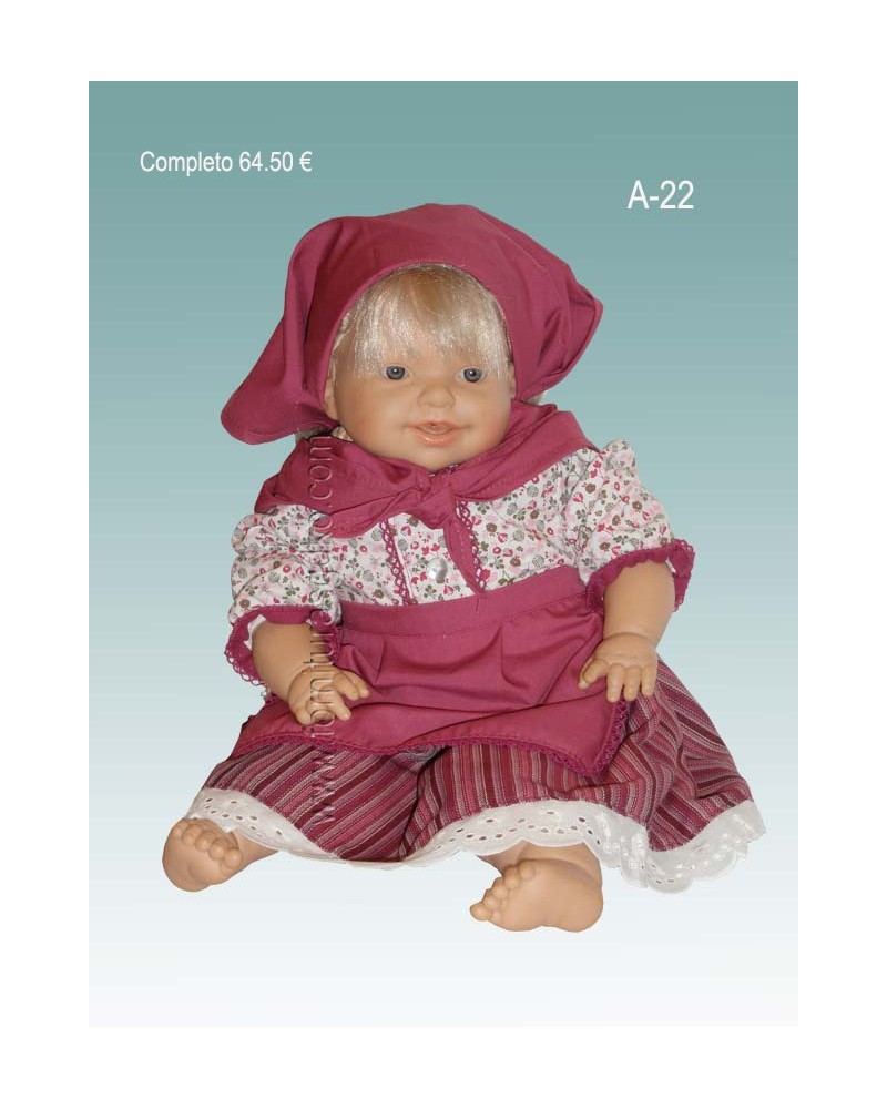 Traje vasco  para bebe A22 - 1
