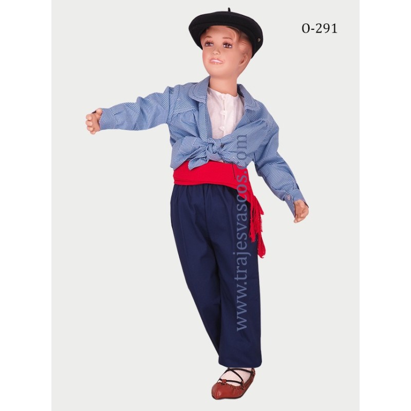 Blusón de vichy para niño O291