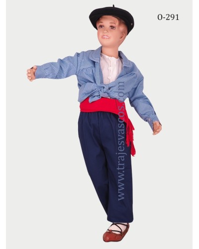 Blusón de vichy para niño O291 - 7