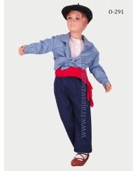 Blusón de vichy para niño O291