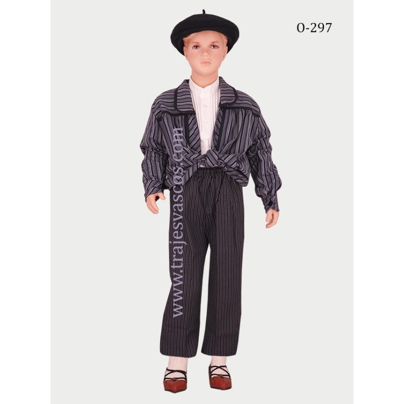 Brusa grisa mutilarentzat O297 - 8